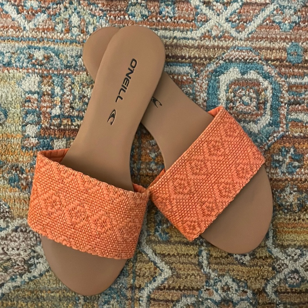 O’Neill Orange Pattern Slides